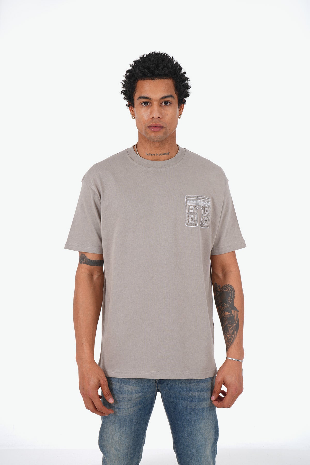 TEE SHIRT LL1014 - GREY