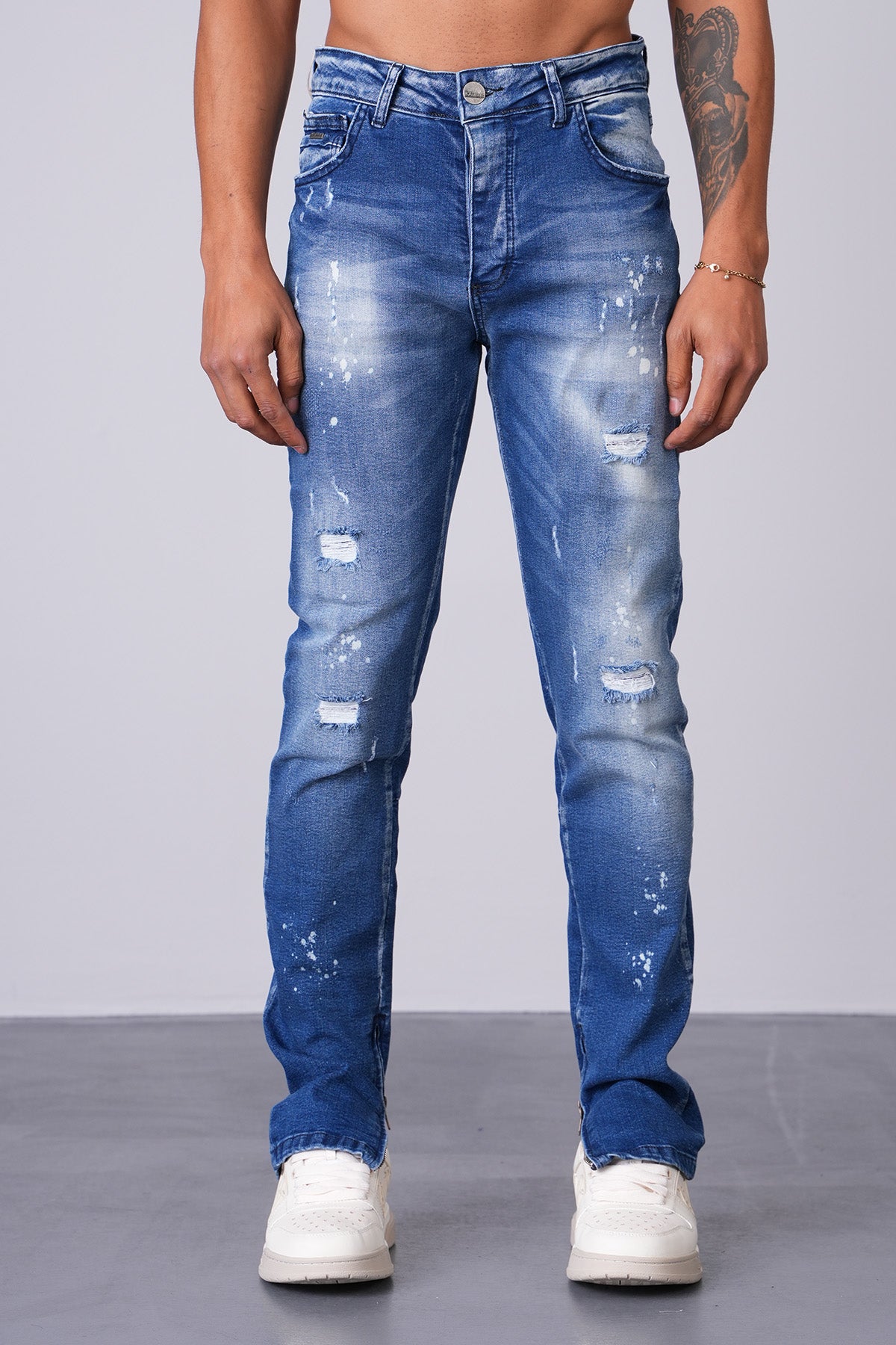 JEAN ZIPPED LL2000310 - BLUE