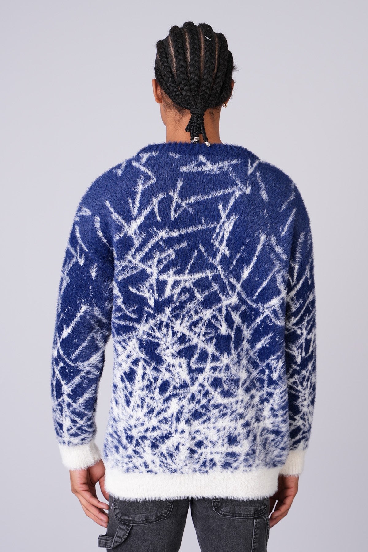 PULL LL5015 - BONE/DARK BLUE