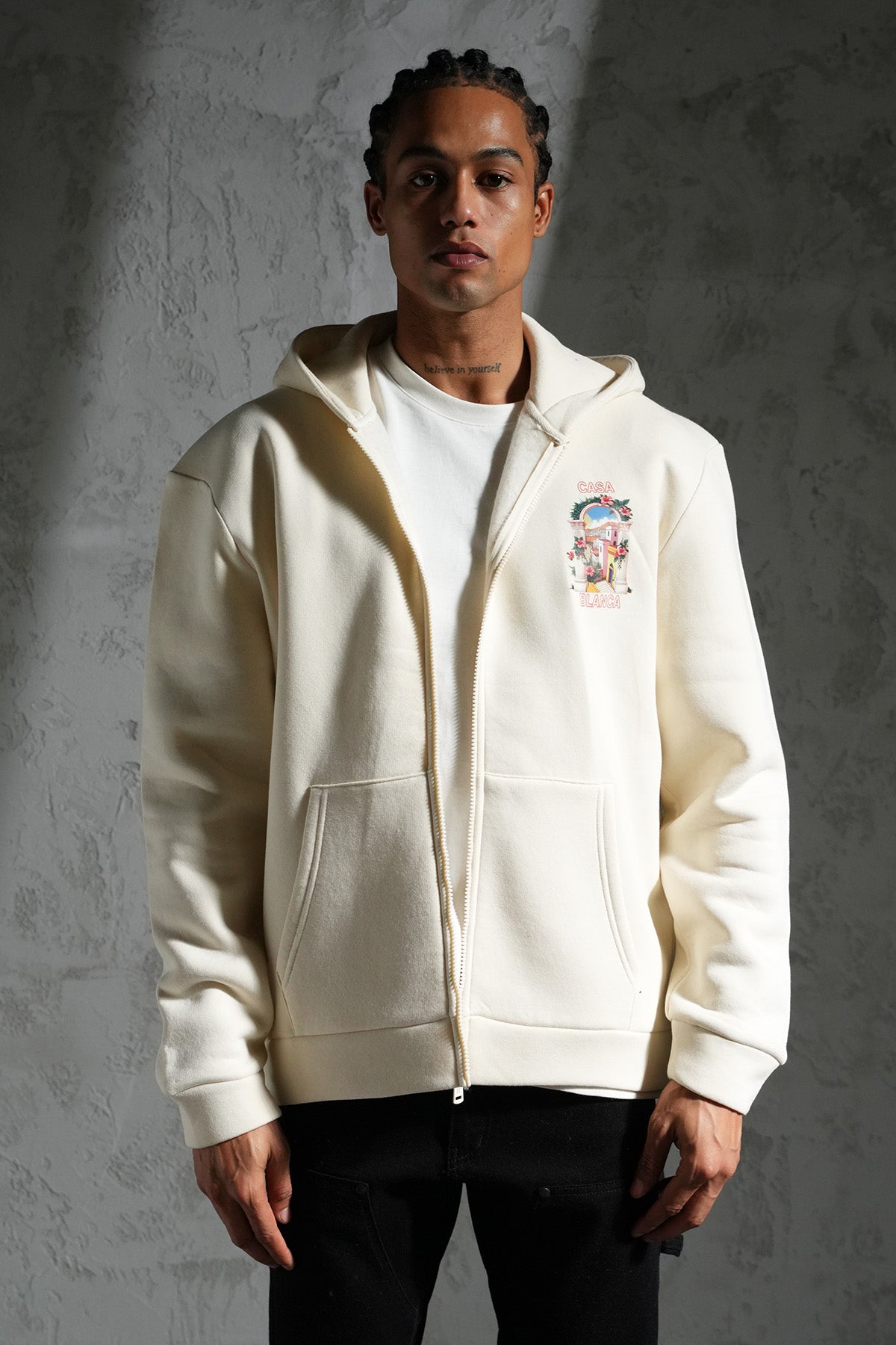 SWEAT ZIPPÉ À CAPUCHE LL110048