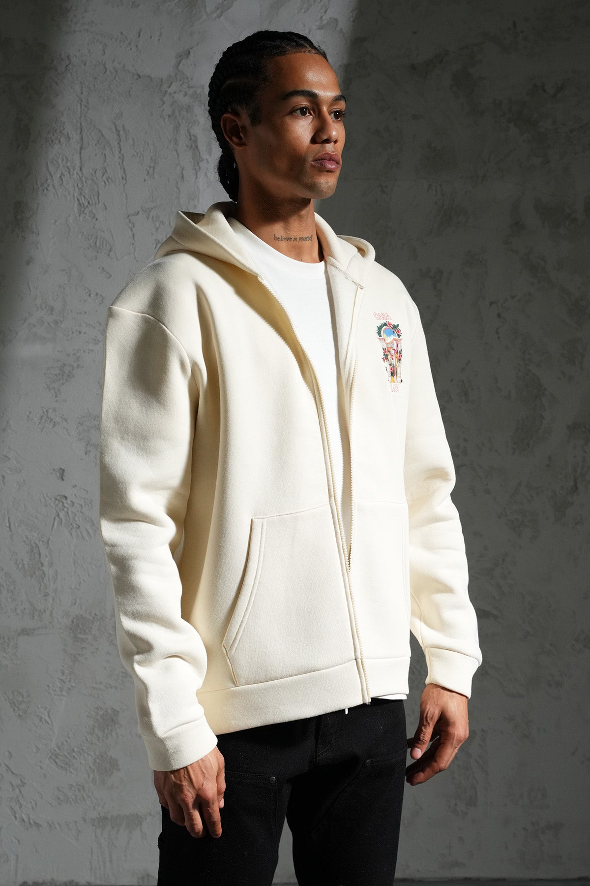 SWEAT ZIPPÉ À CAPUCHE LL110048