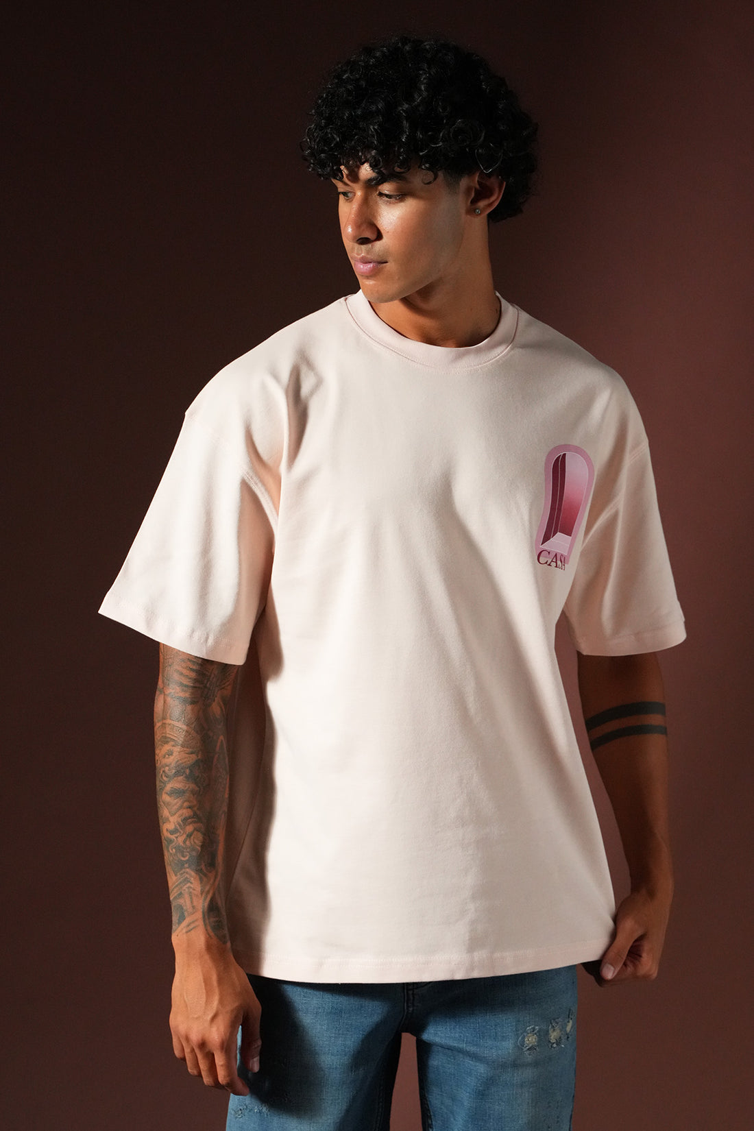 Oversize-T-Shirt OM-048