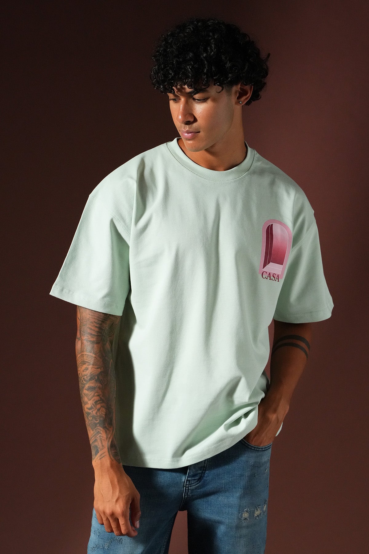 Oversize-T-Shirt OM-048
