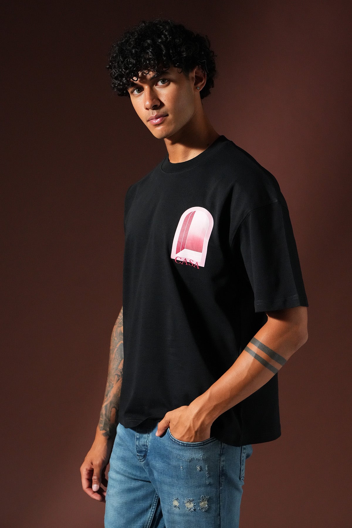 T-shirt oversize OM-048