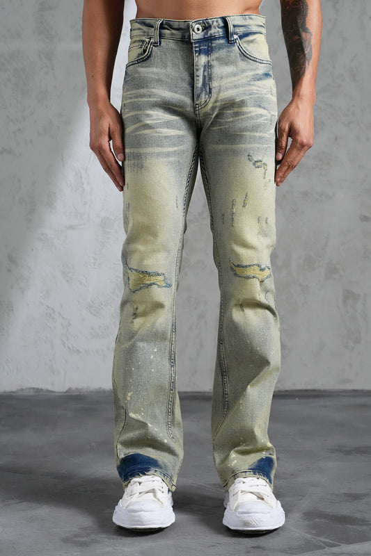hommes flare jean ikao paris