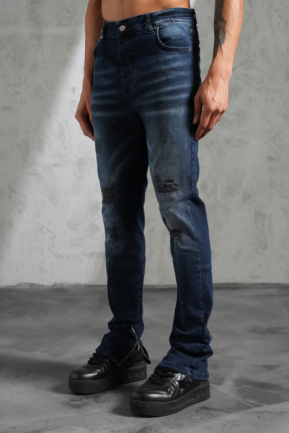 JEAN ZIPPED FIT F007