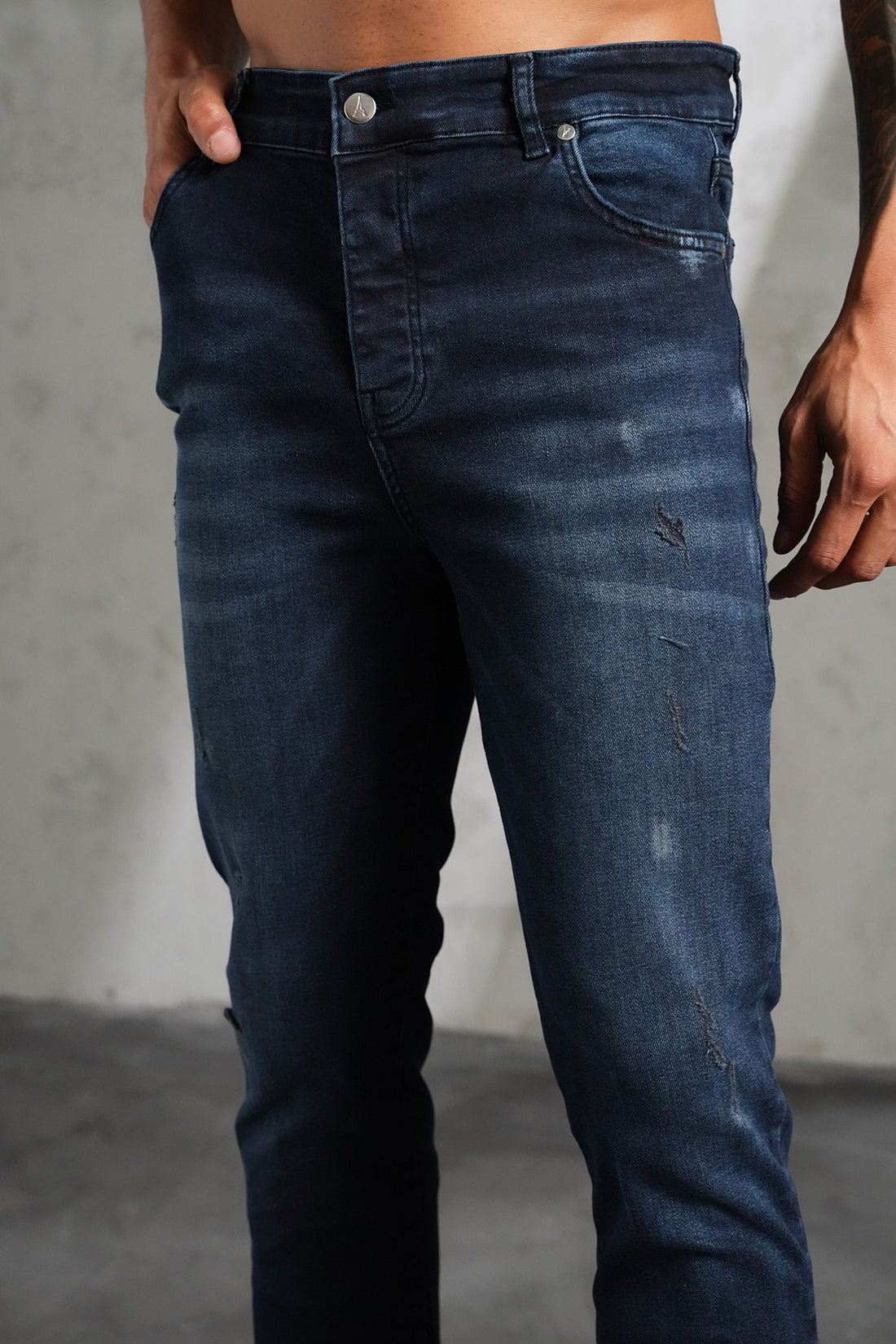 JEAN ZIPPED F006