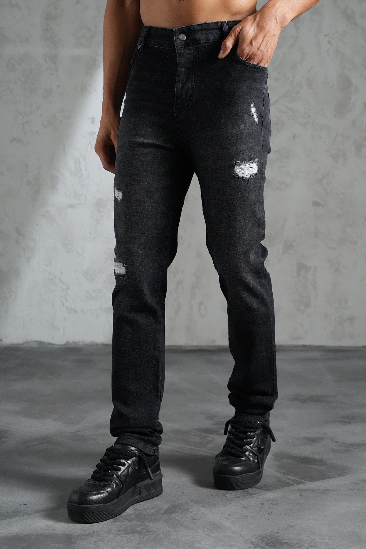 JEAN ZIPPED FIT F003