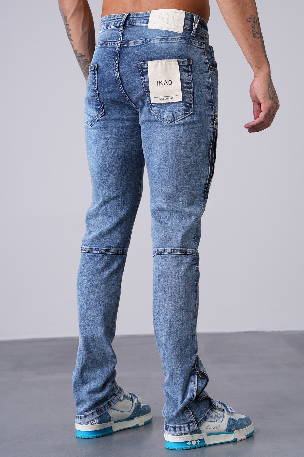 JEAN ZIPPED LL2000279 - BLUE