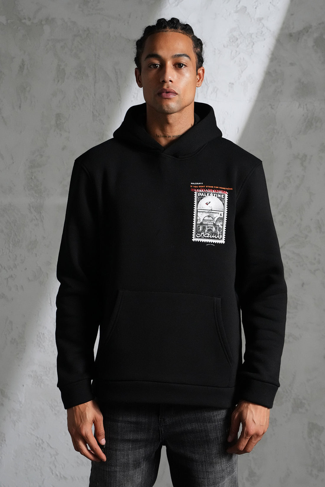 BEDRUCKTER KAPUZENPULLOVER LL110016