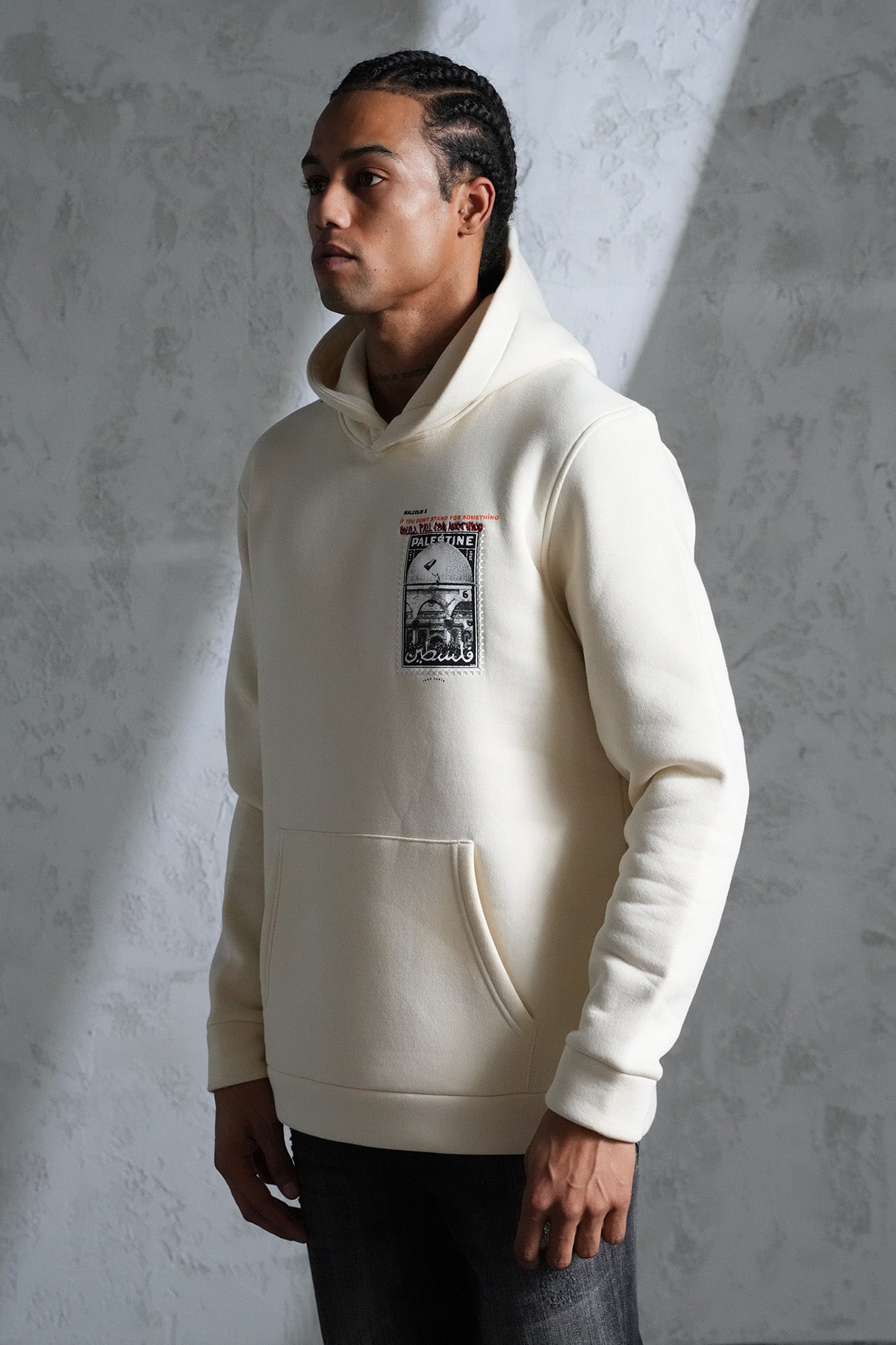 BEDRUCKTER KAPUZENPULLOVER LL110016