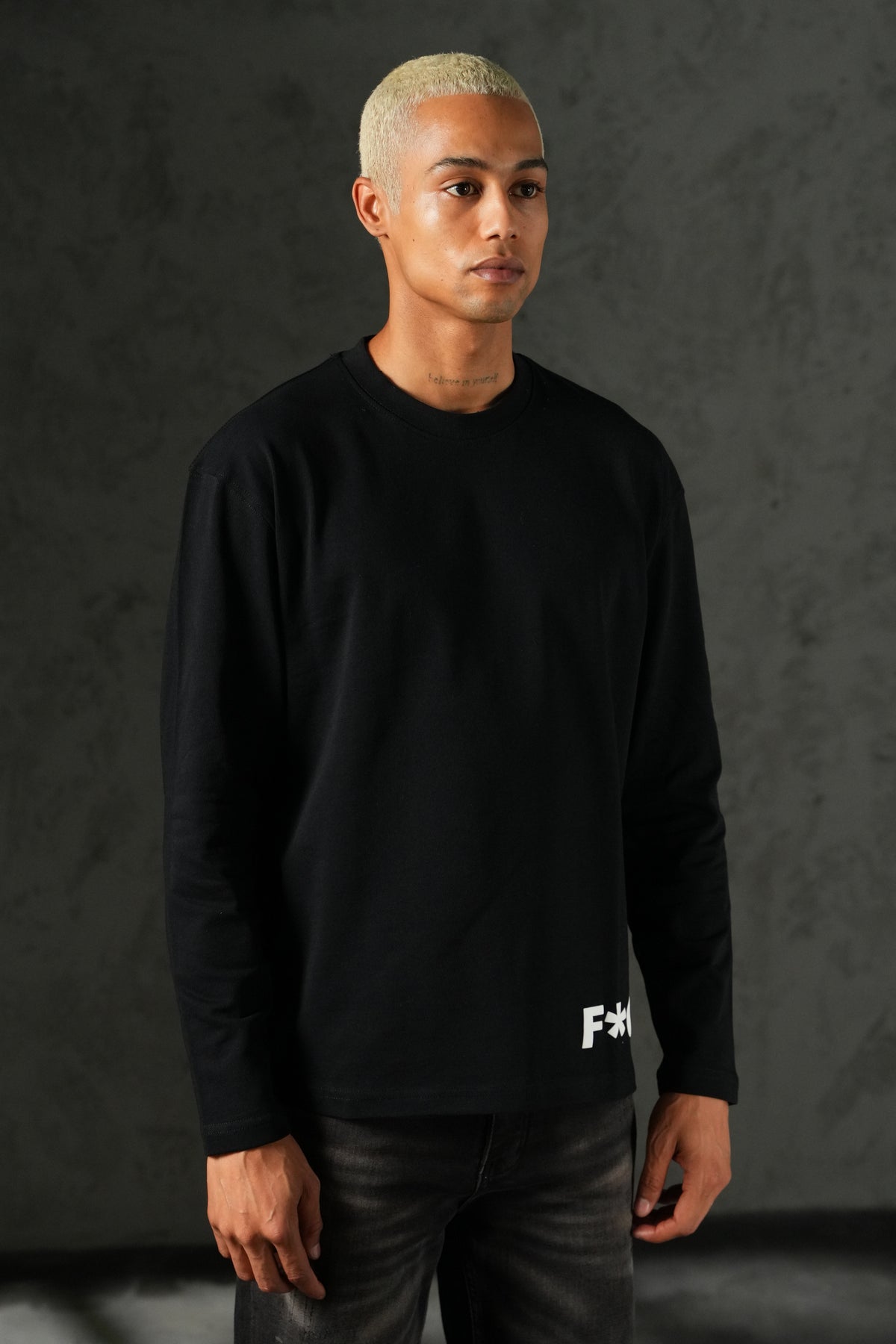 T-shirt en coton LL110096 LS
