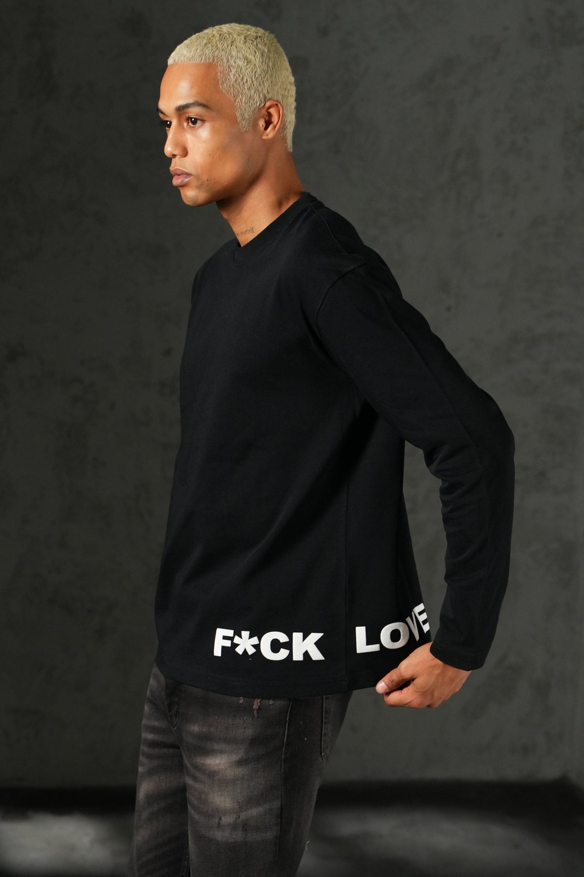 T-shirt en coton LL110096 LS