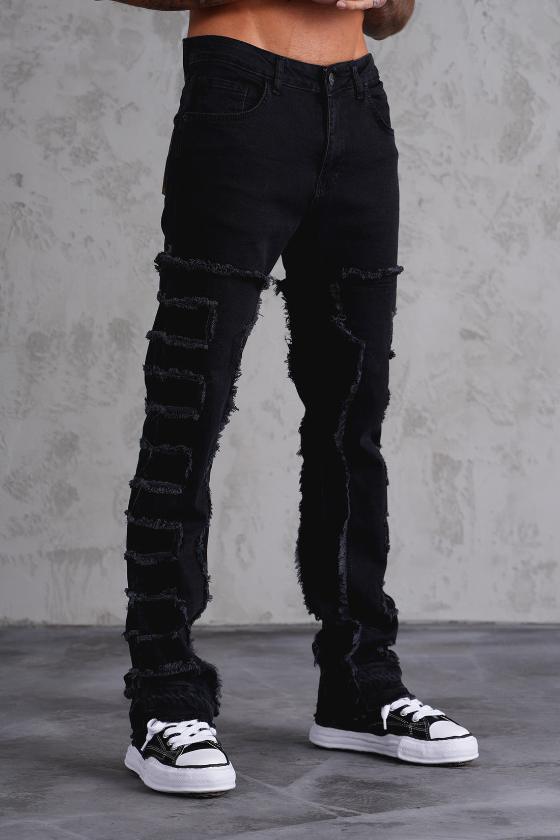 JEANS MIT WEITEM BEIN LL2000123