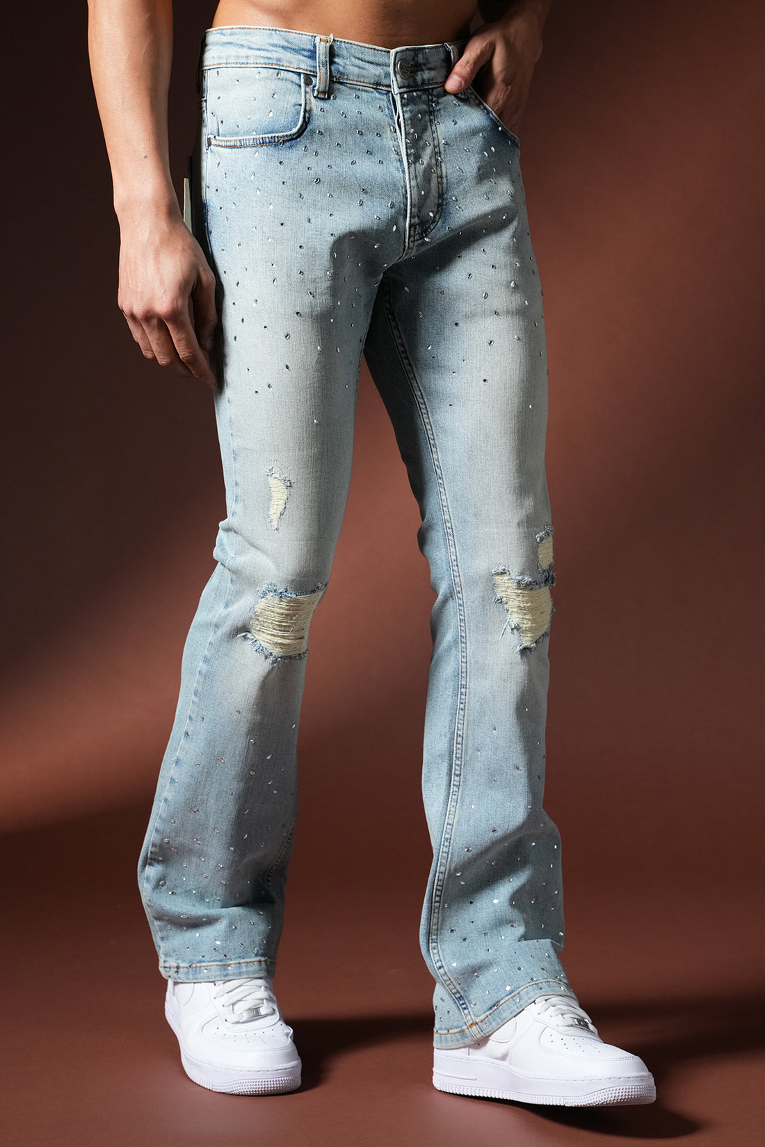 JEAN FLARE 4133 - PERLEN