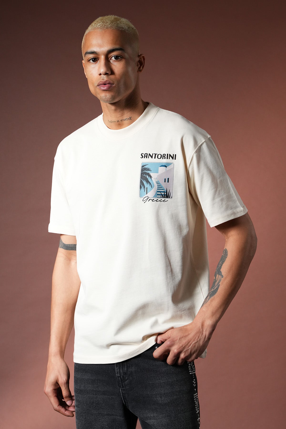 Tshirt Imprimé Santorini - LL110090