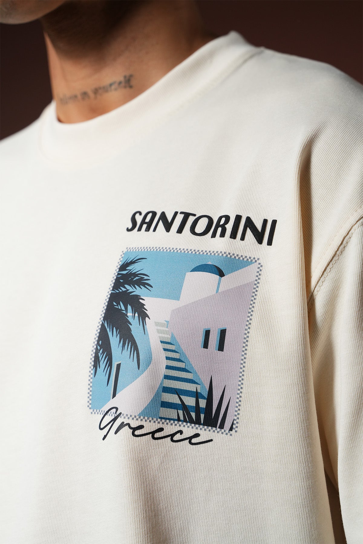 Tshirt Imprimé Santorini - LL110090