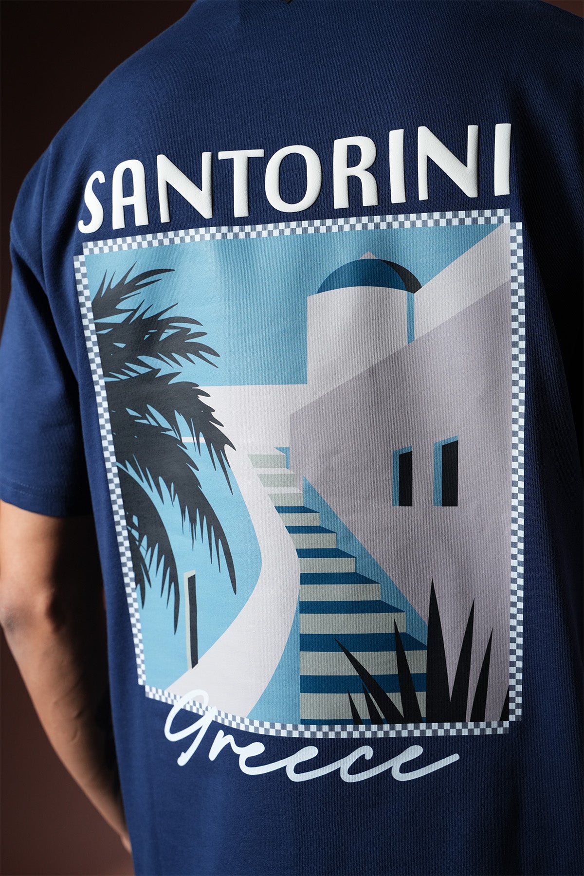 Tshirt Imprimé Santorini - LL110090