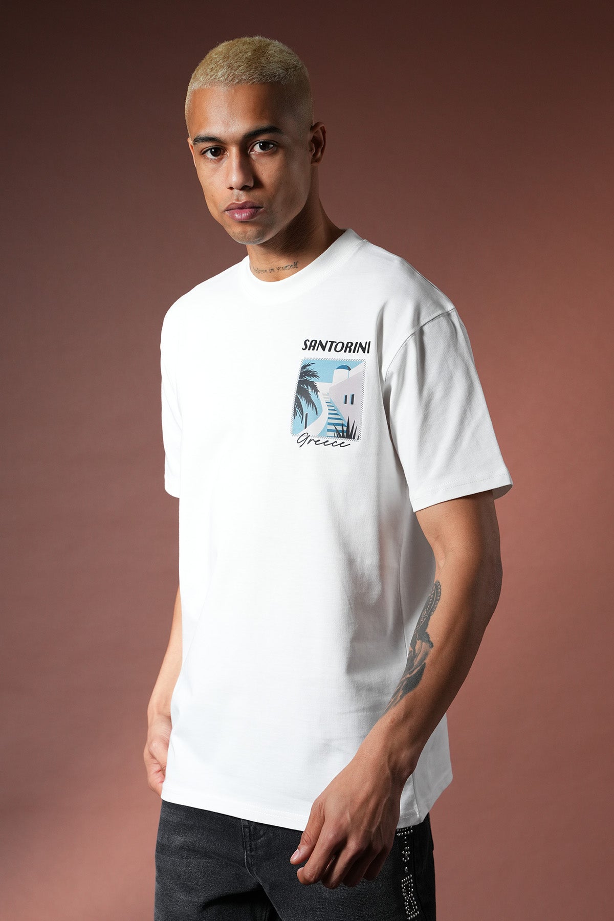 Tshirt Imprimé Santorini - LL110090