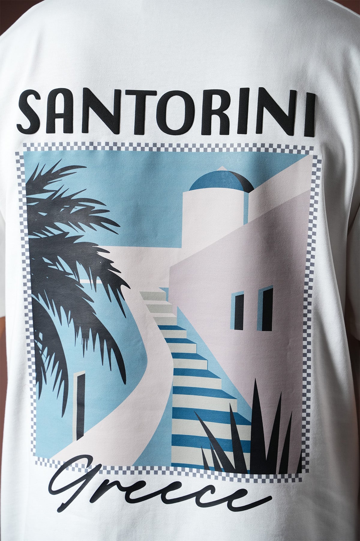 Tshirt Imprimé Santorini - LL110090