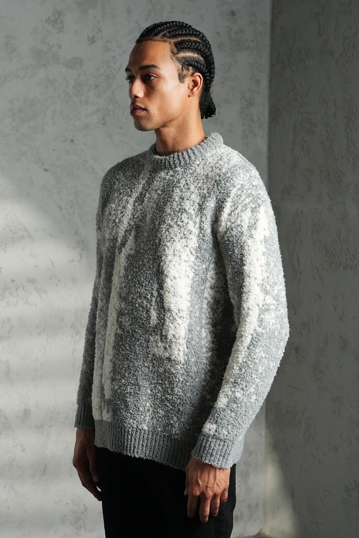 PULL TEXTURÉ COUPE DÉCONTRACTÉE LL061007