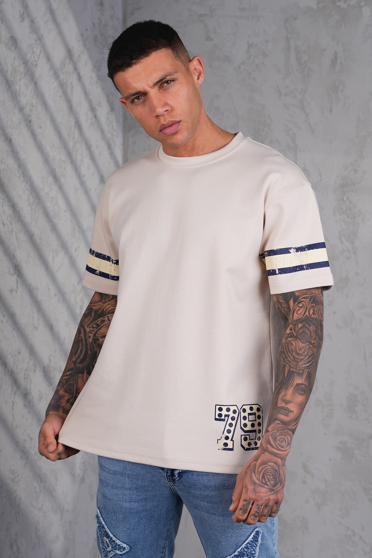 TEE SHIRT LL5124 - BEIGE