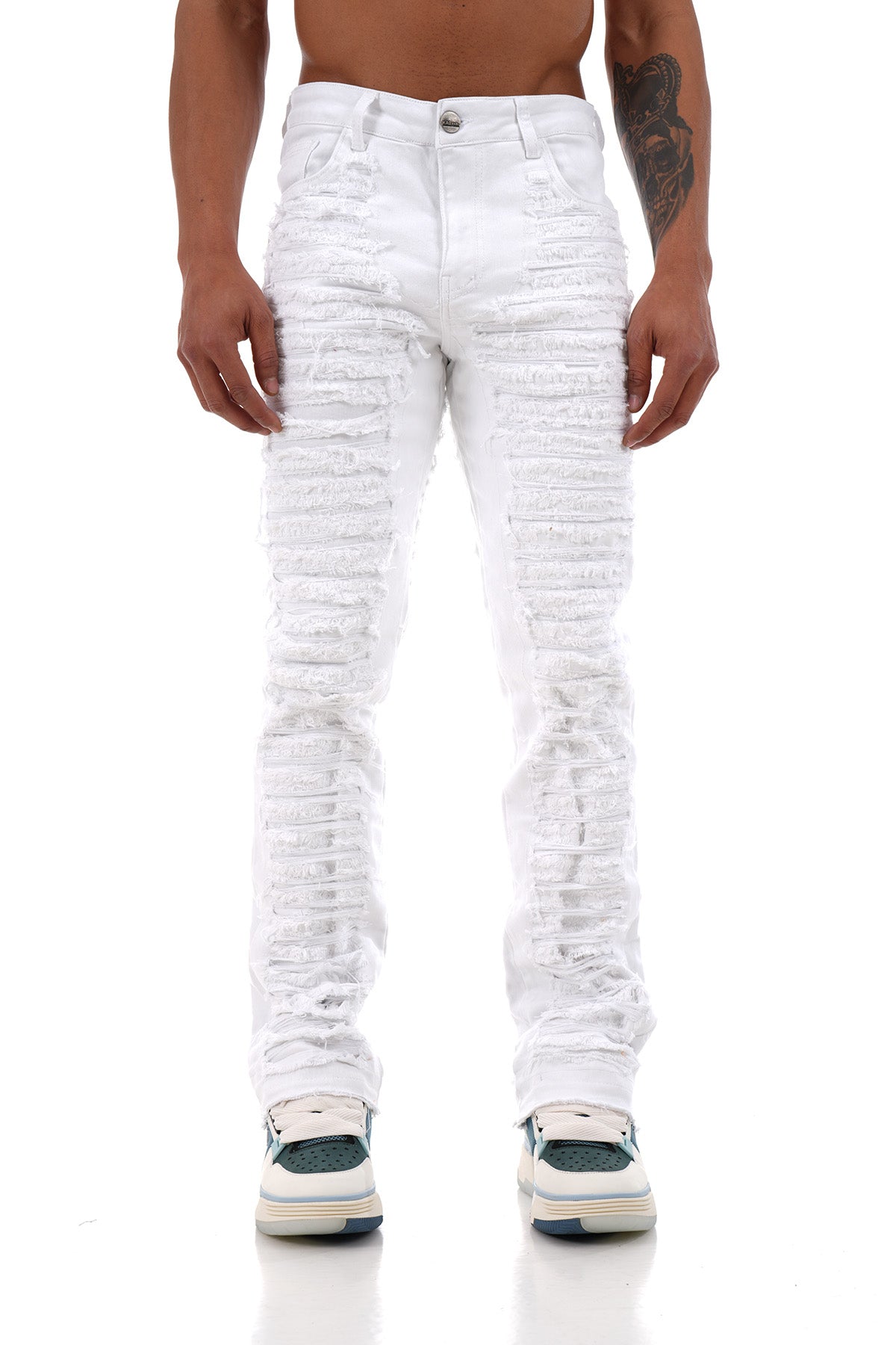 JEAN FLARE LL2000182 - WHITE