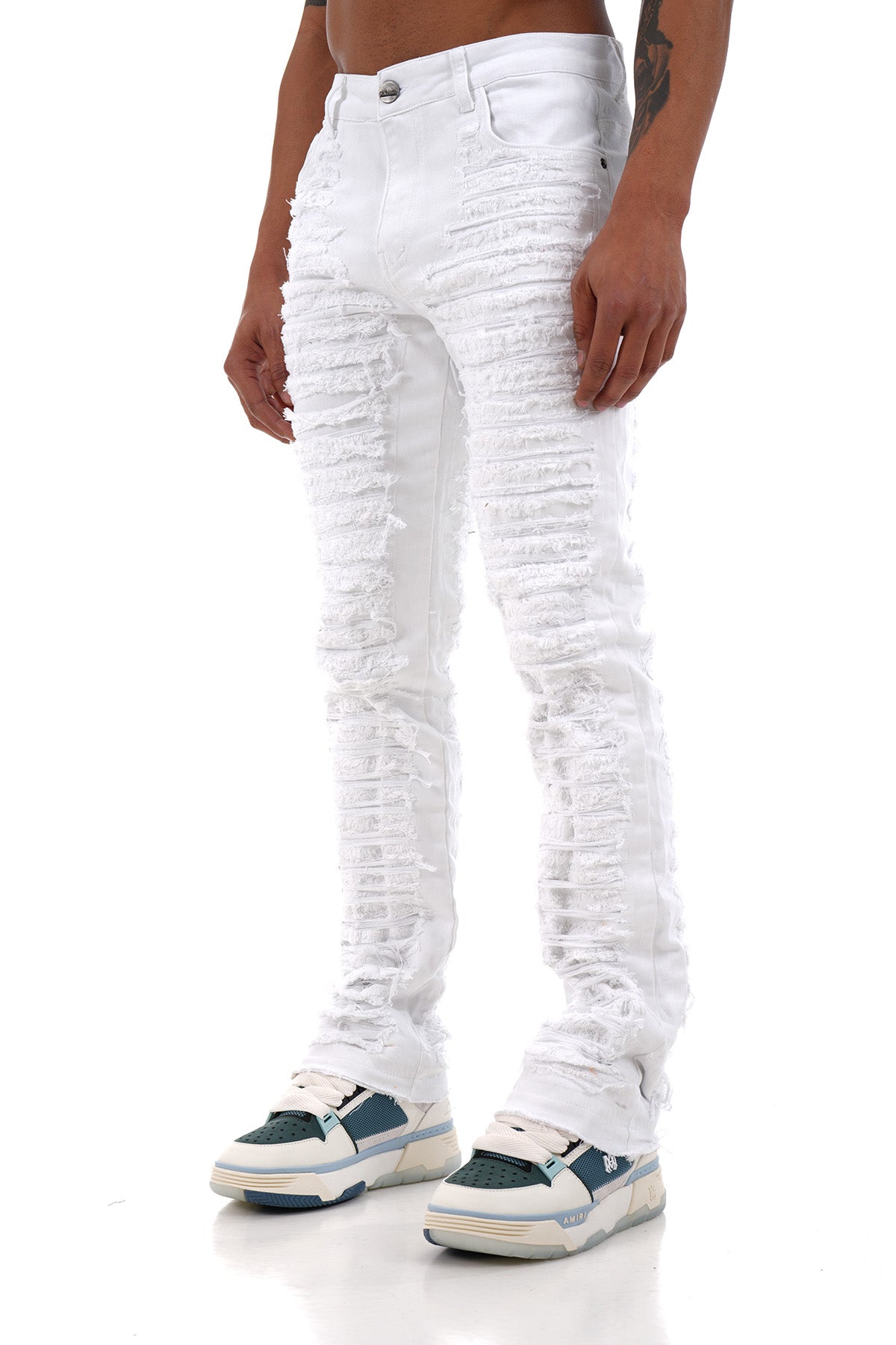 JEAN FLARE LL2000182 - WHITE