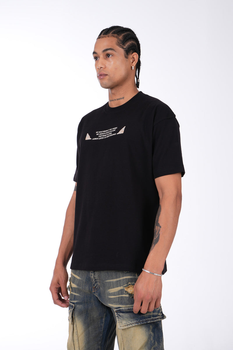 TEE SHIRT LL1138 - BLACK