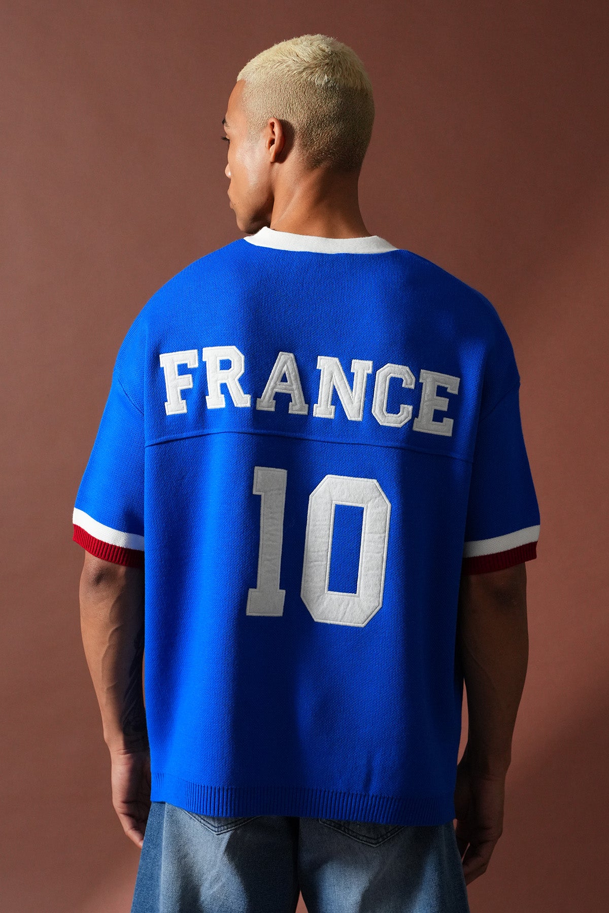 Oversize-T-Shirt aus Strick 3362