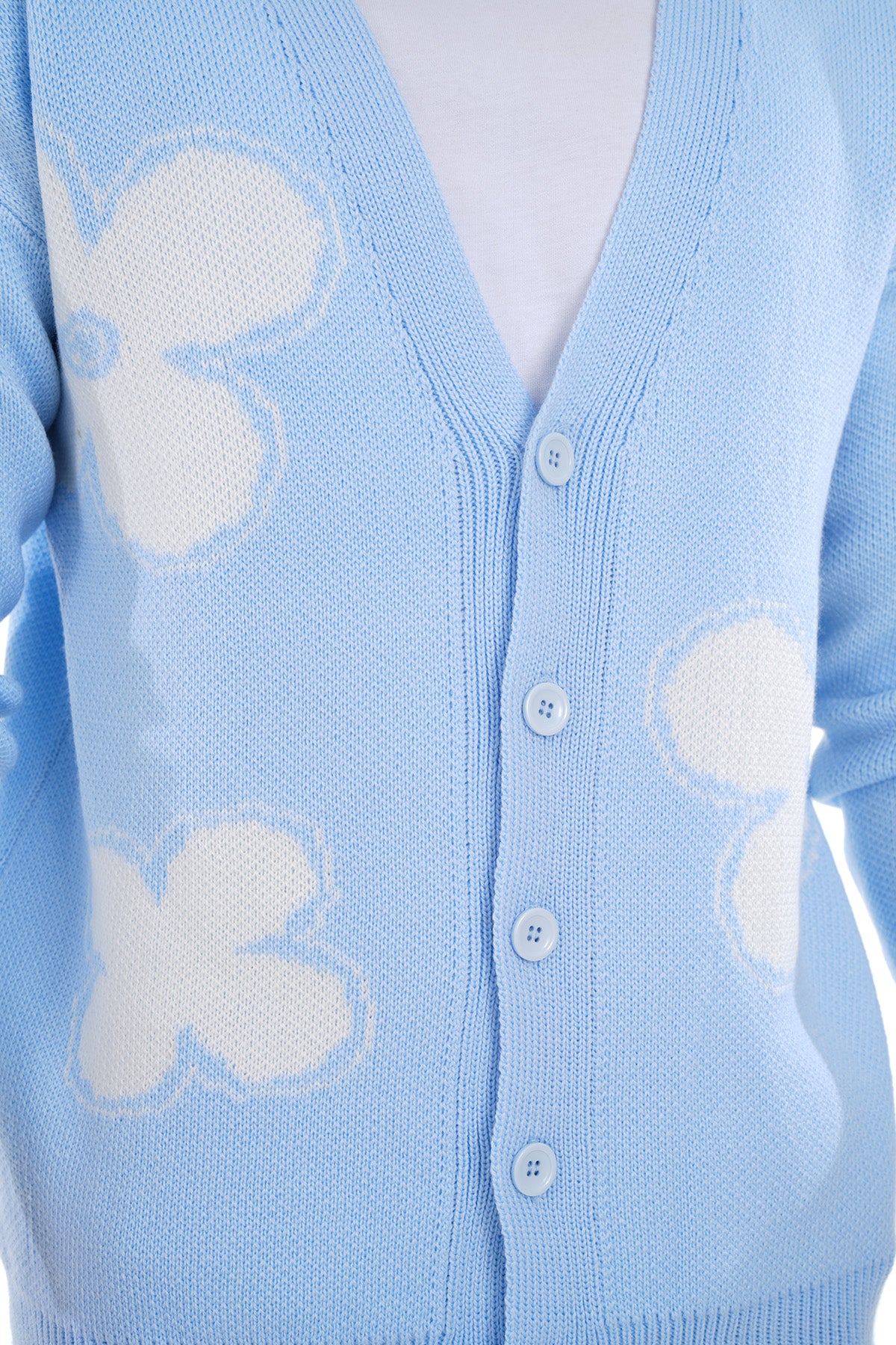 CARDIGAN T5660 - BLUE