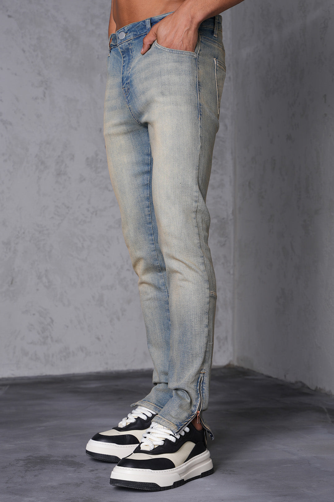 JEAN ZIPPED LL46-1