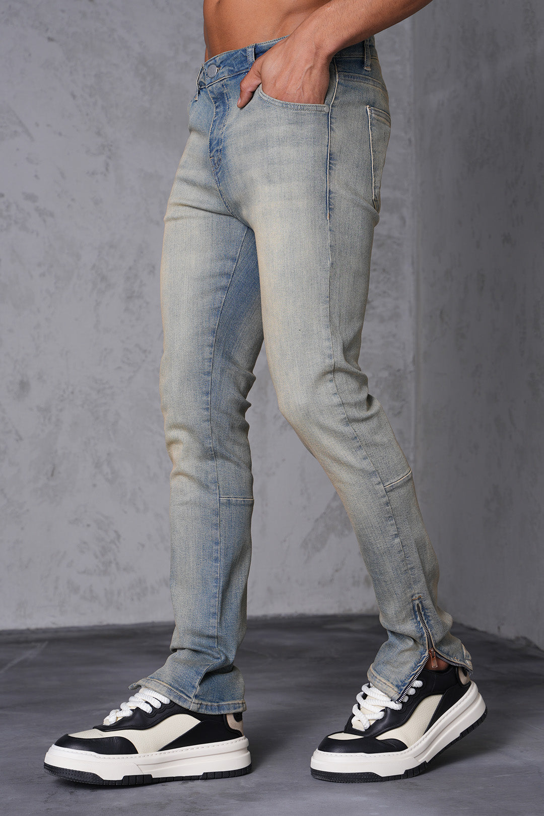 JEAN ZIPPED LL46-1
