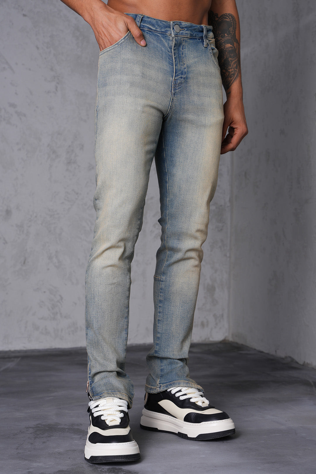 JEAN ZIPPED LL46-1