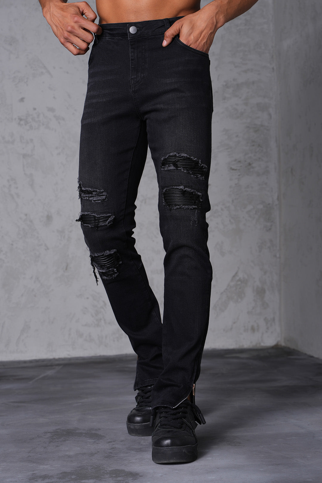JEAN ZIPPED LL46-14