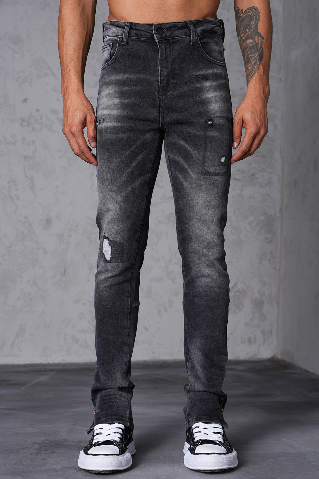 JEANS ZIPPED LL46-12