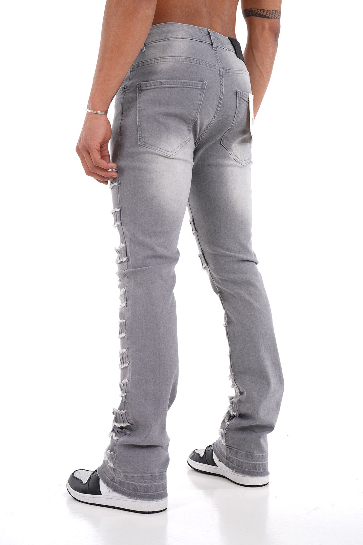 JEAN FLARE LL2000190 - GREY