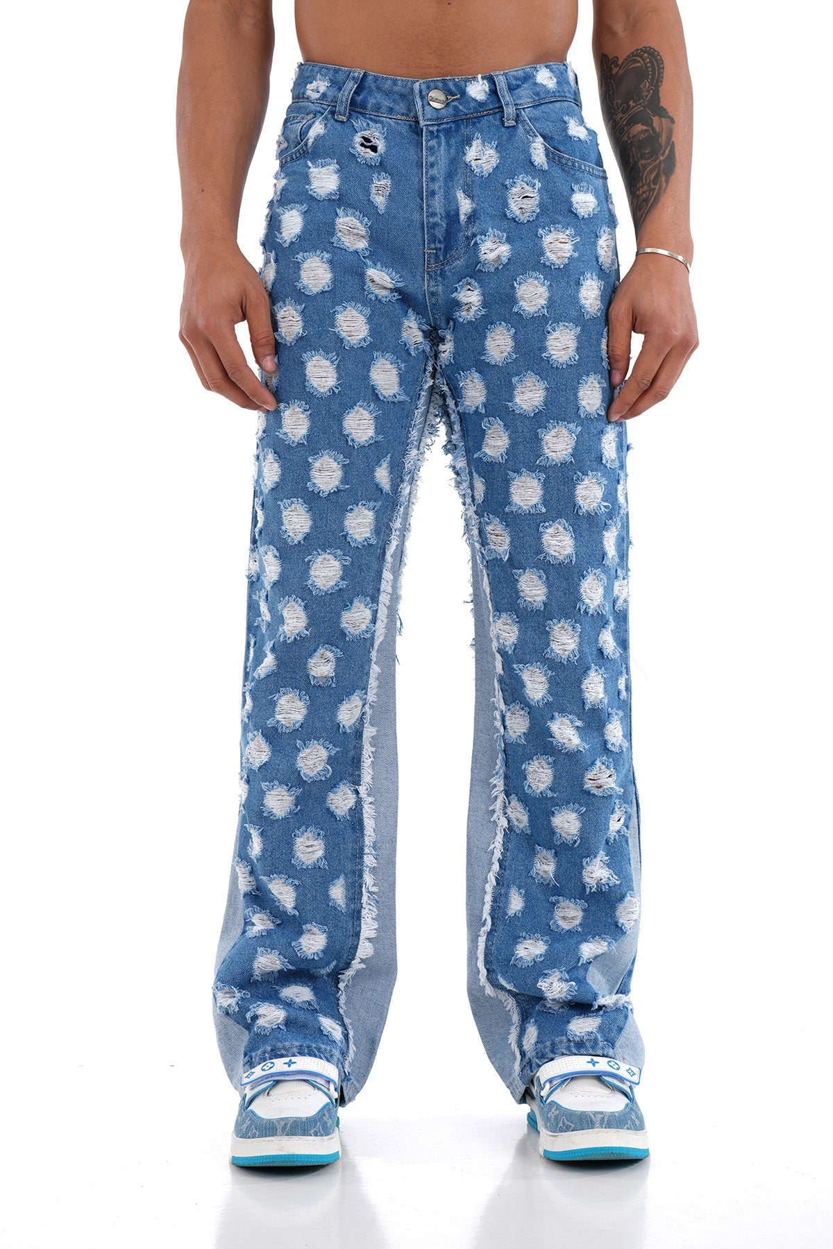 JEAN FLARE LL2000163 - BLUE