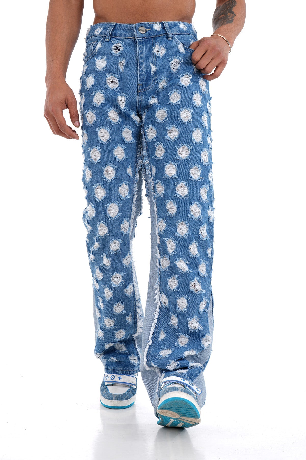 JEAN FLARE LL2000163 - BLUE