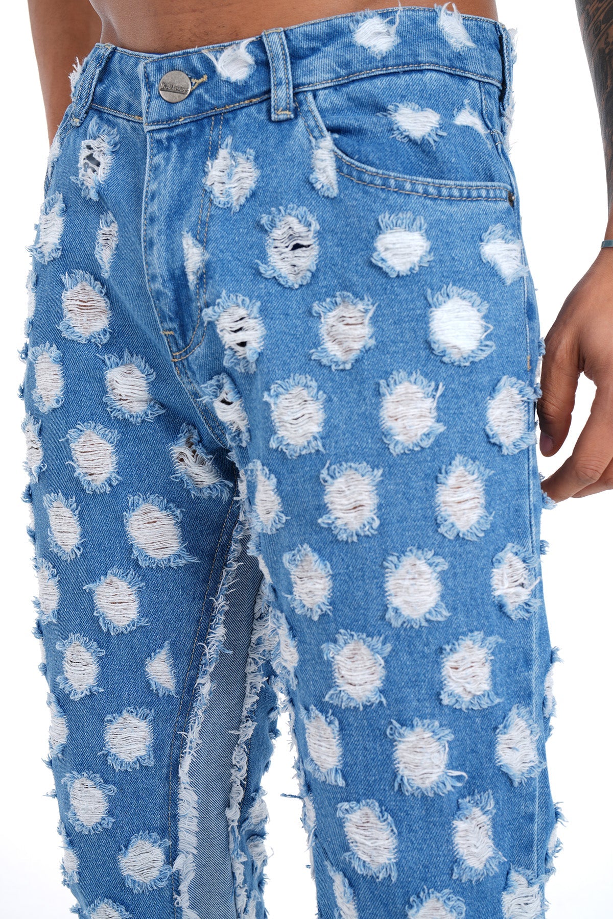 JEAN FLARE LL2000163 - BLUE