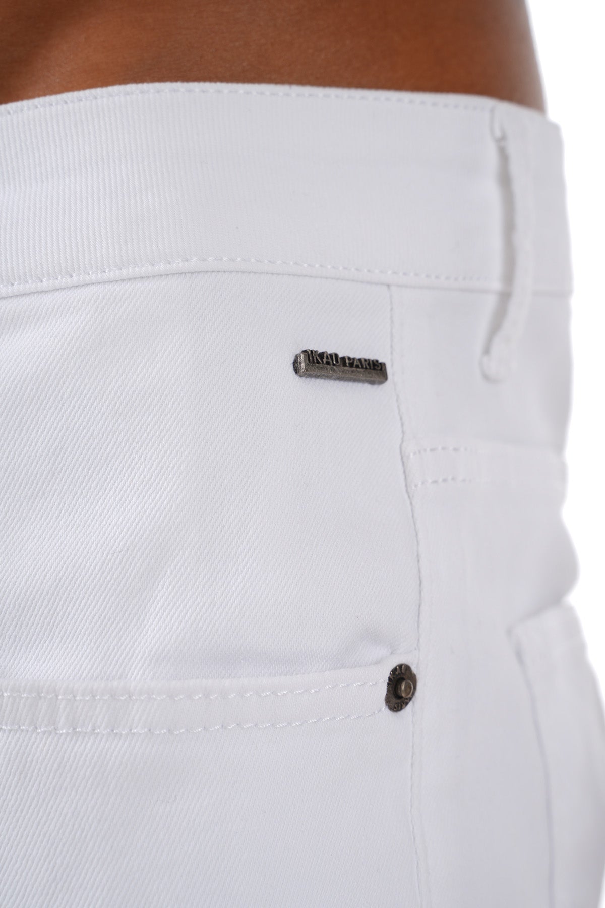JEAN ZIPPED LL2000226 - WHITE