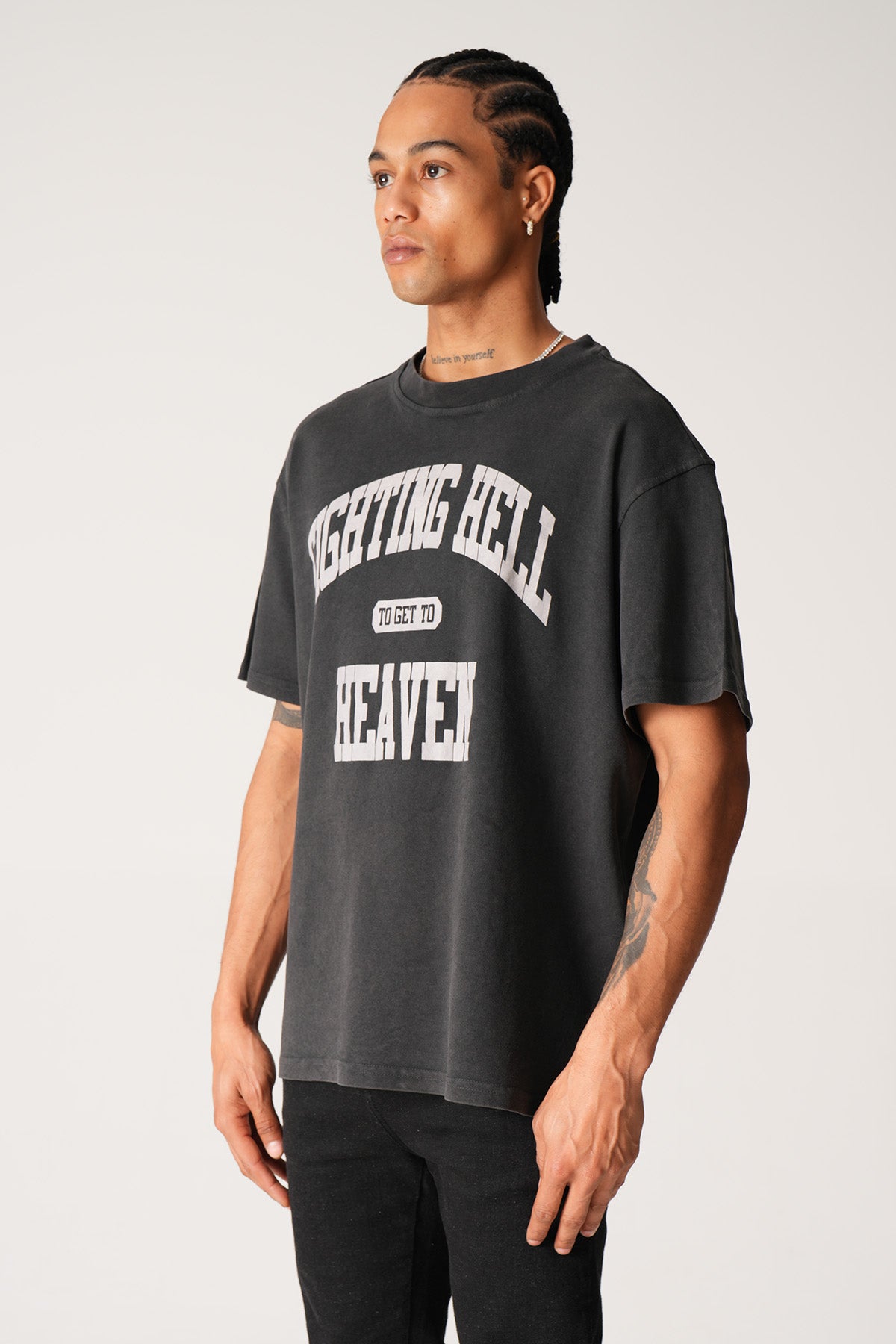 TEE SHIRT LL5137 - BLACK