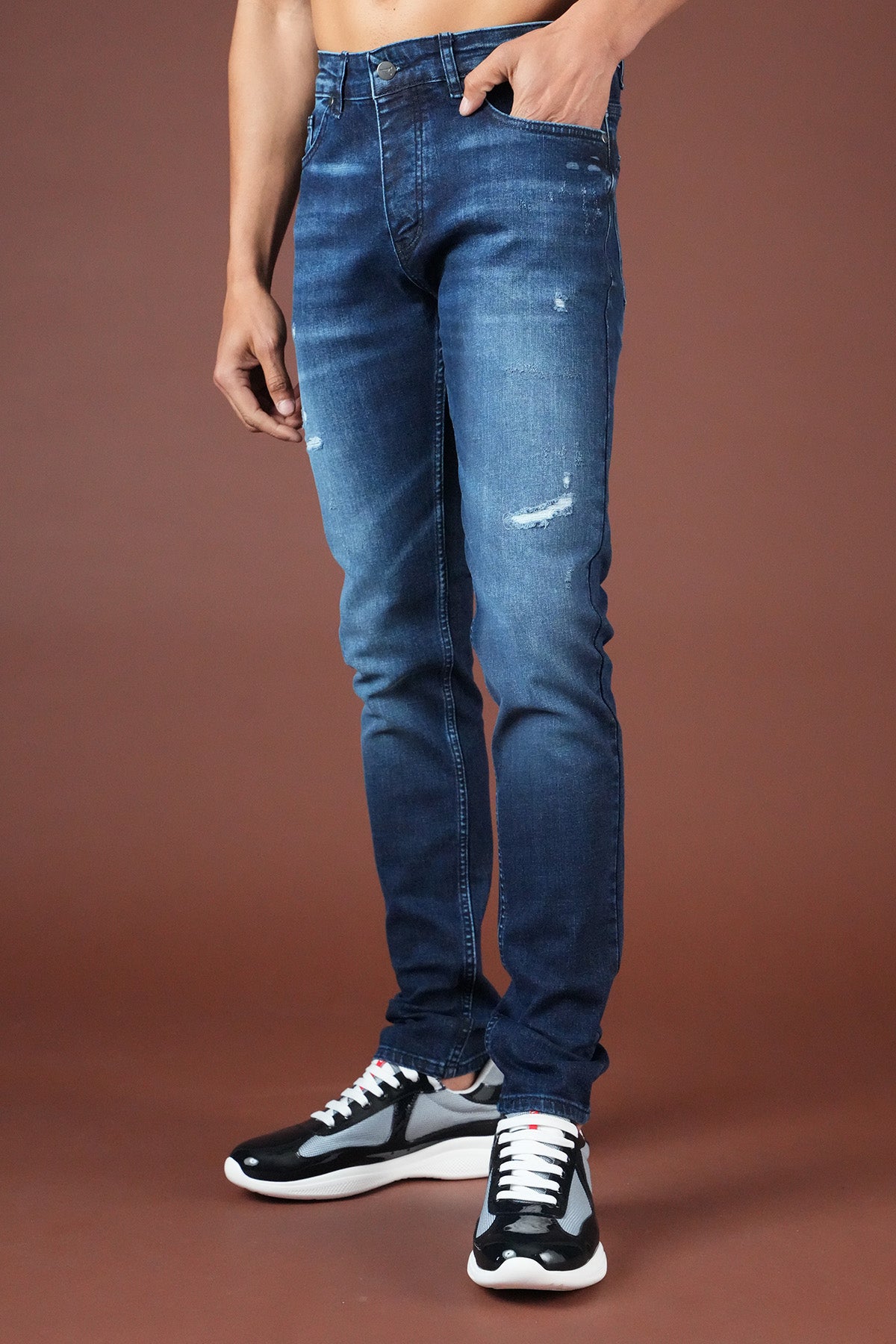 Jean slim fit homme FAMR-0076
