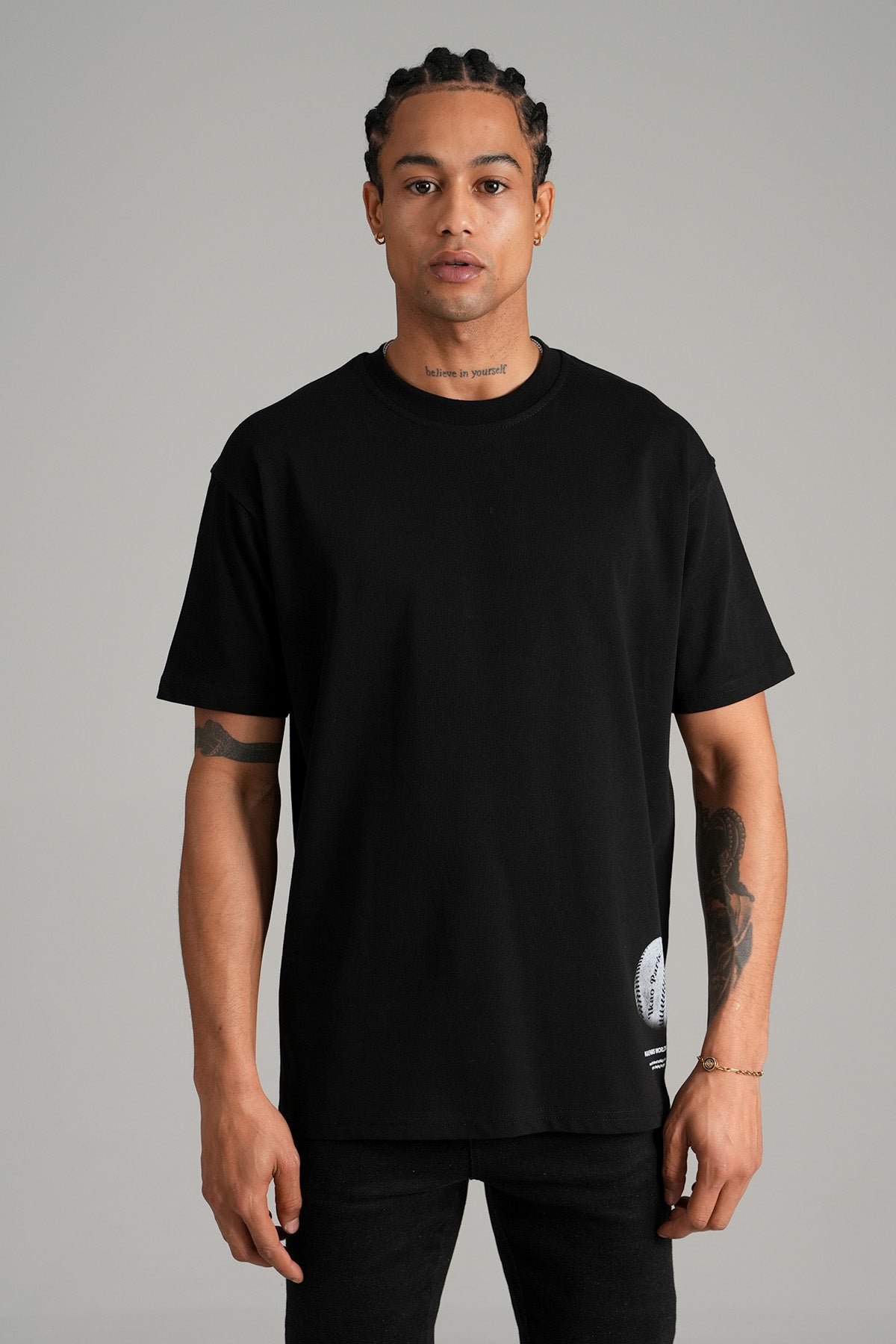 TEE SHIRT LL5093 - BLACK