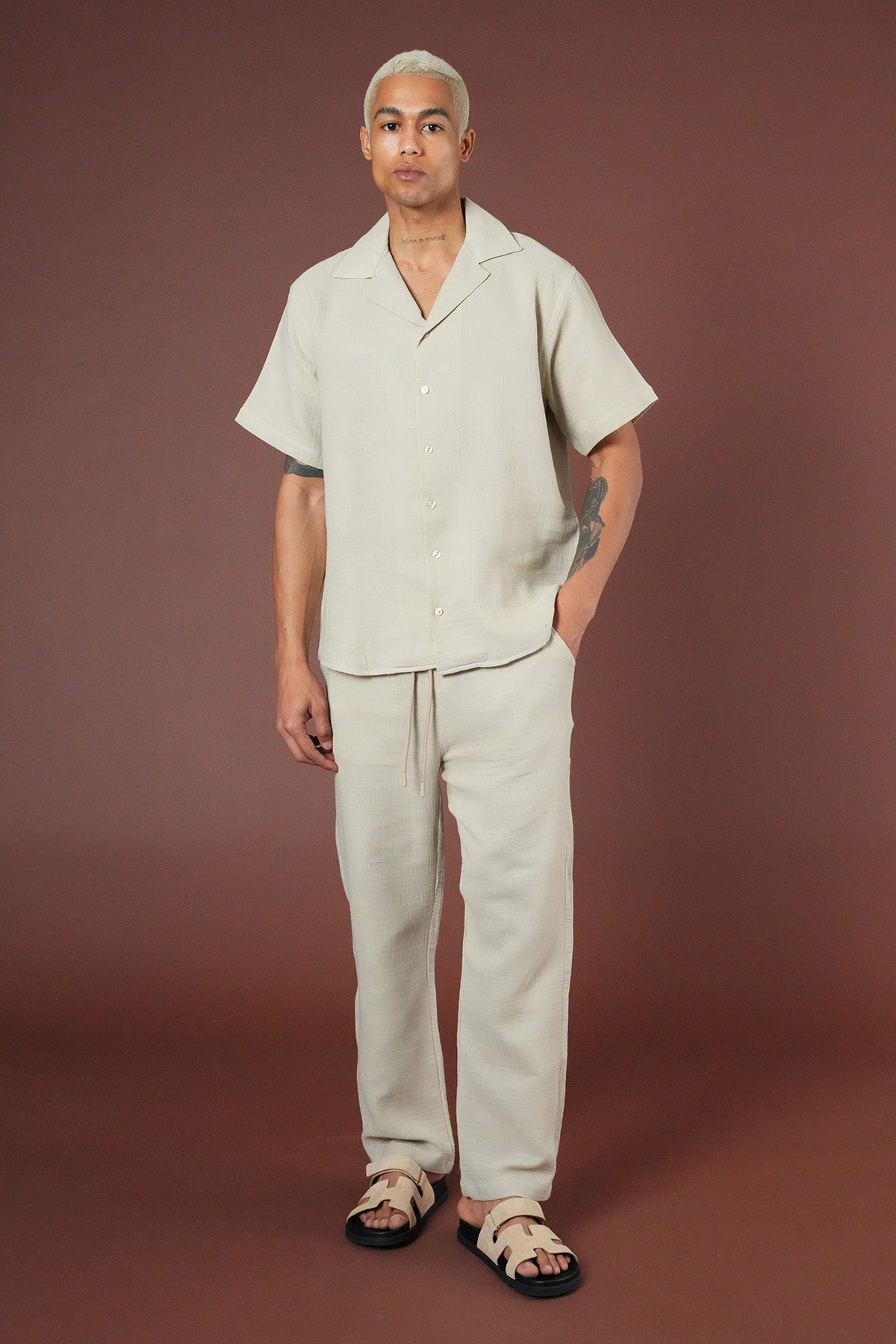 Ensemble chemise et pantalon H0002