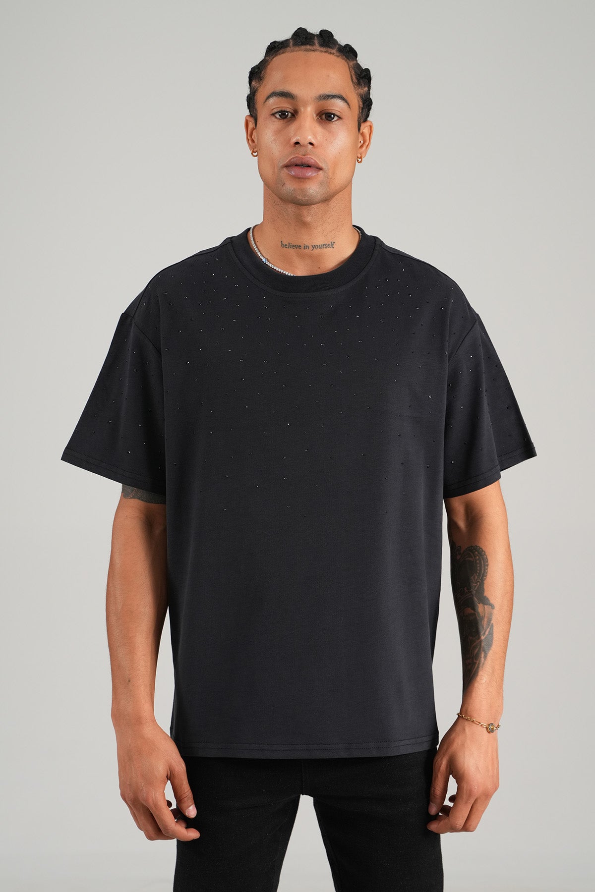 TEE SHIRT LL5129 - BLACK