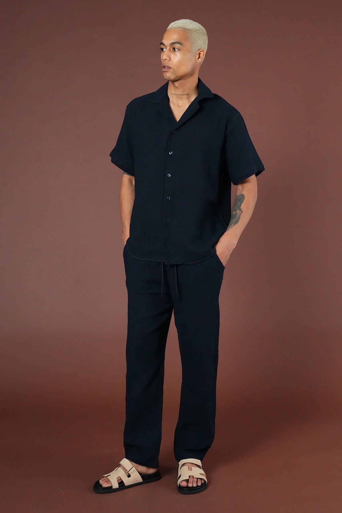 Ensemble chemise et pantalon H0002