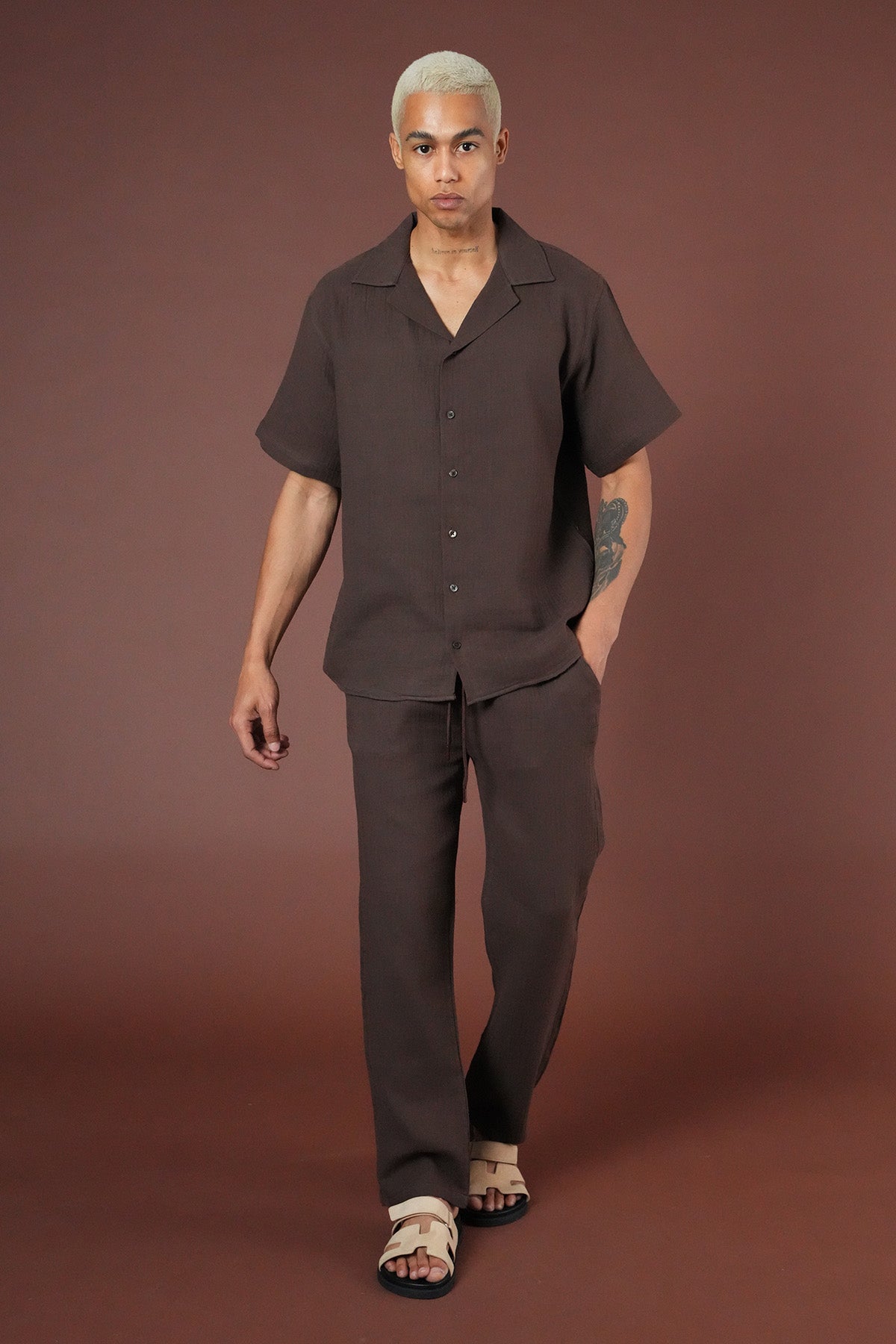 Ensemble chemise et pantalon H0002