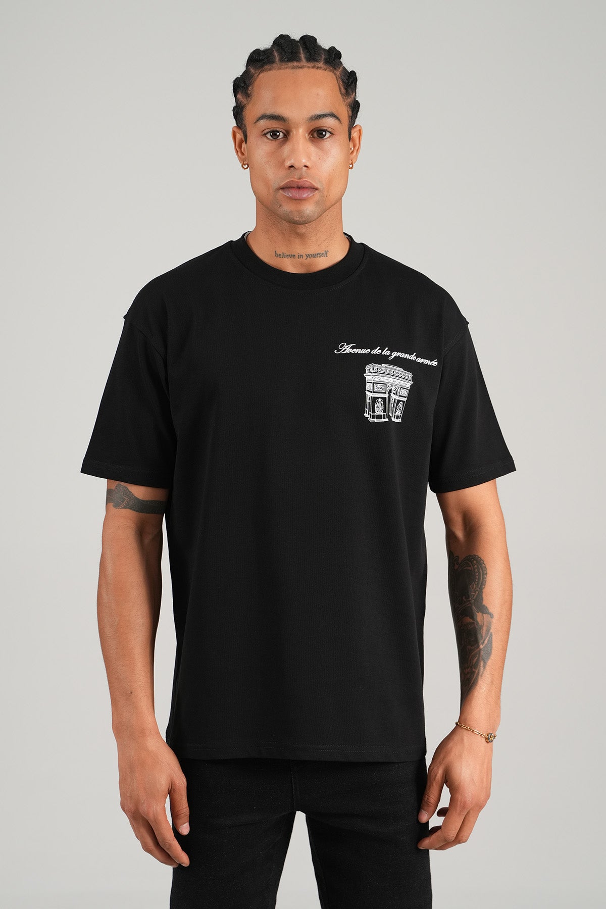 TEE SHIRT LL5089 - BLACK