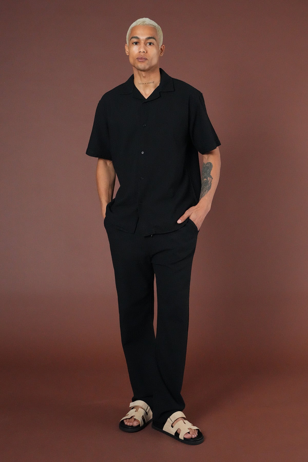 Ensemble chemise et pantalon H0001